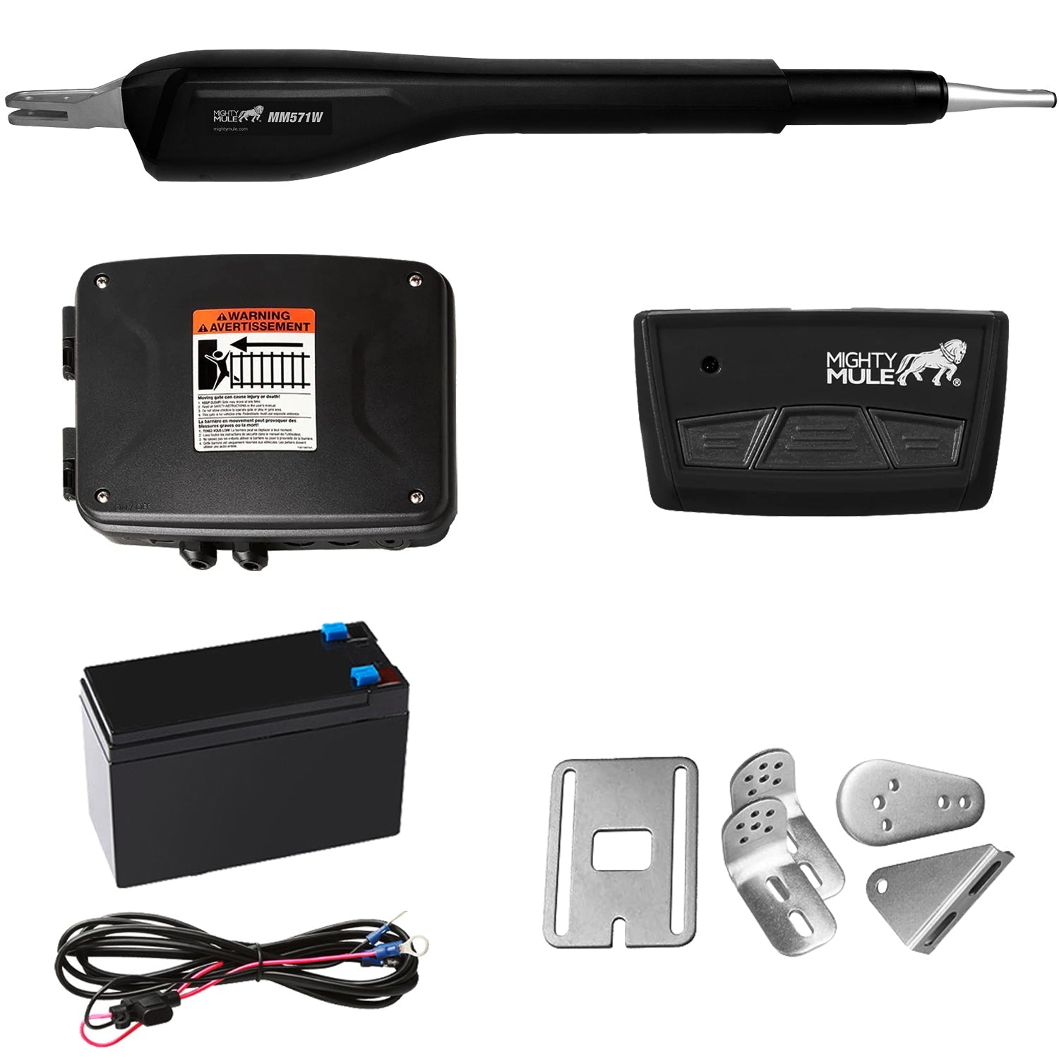 Mighty Mule MM571W Heavy-Duty Single Swing Gate Opener